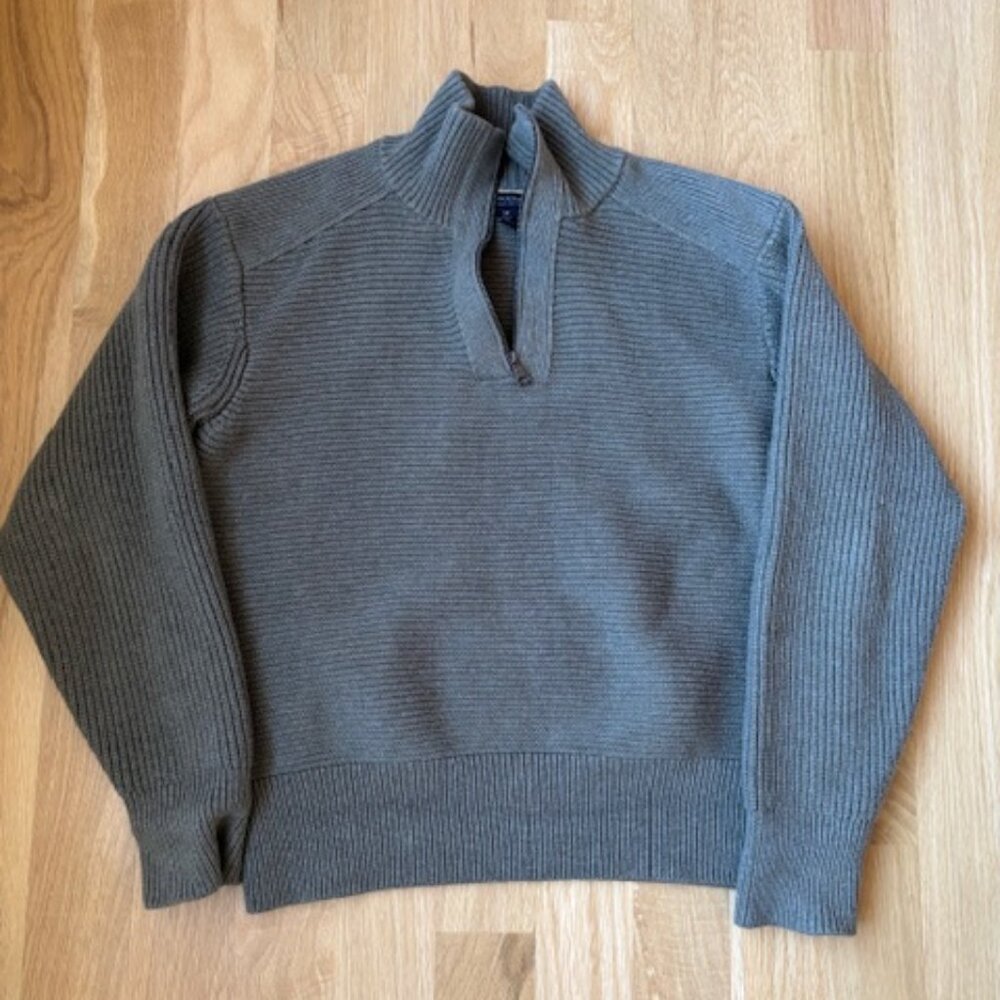 Men's Organic Cotton Quarter Zip Sweater